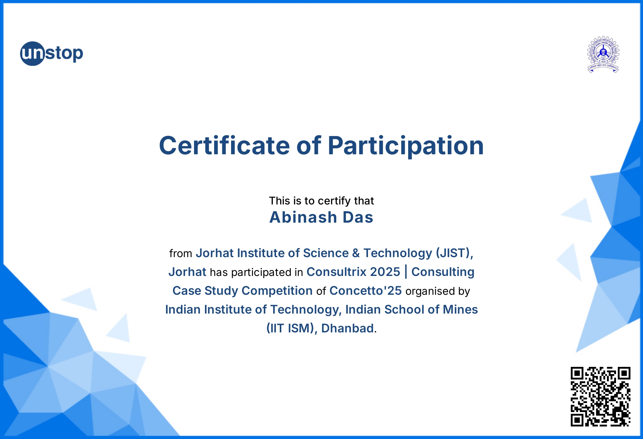 Certificate 3