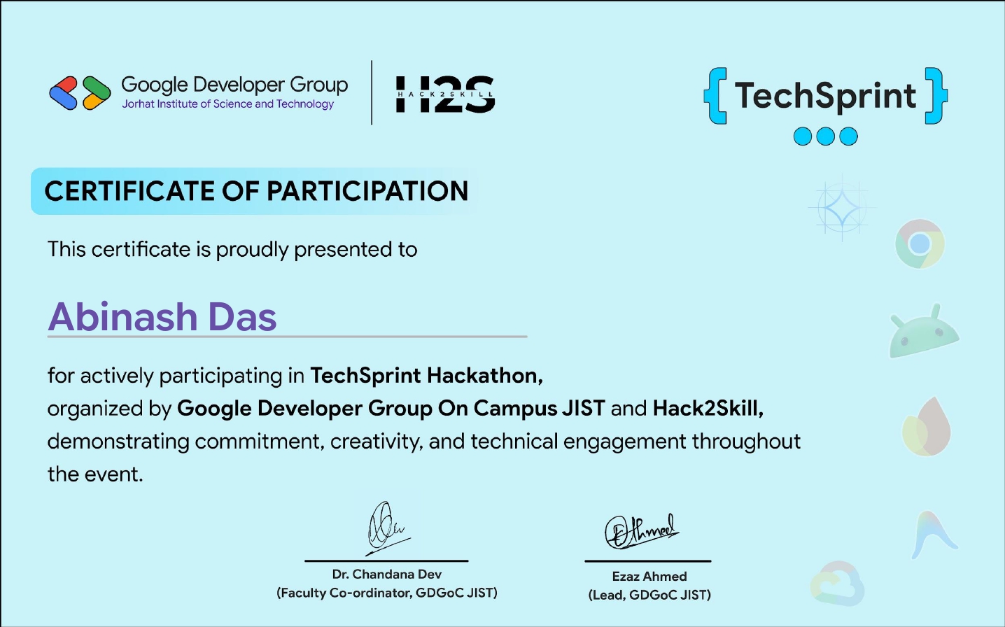 Certificate 3