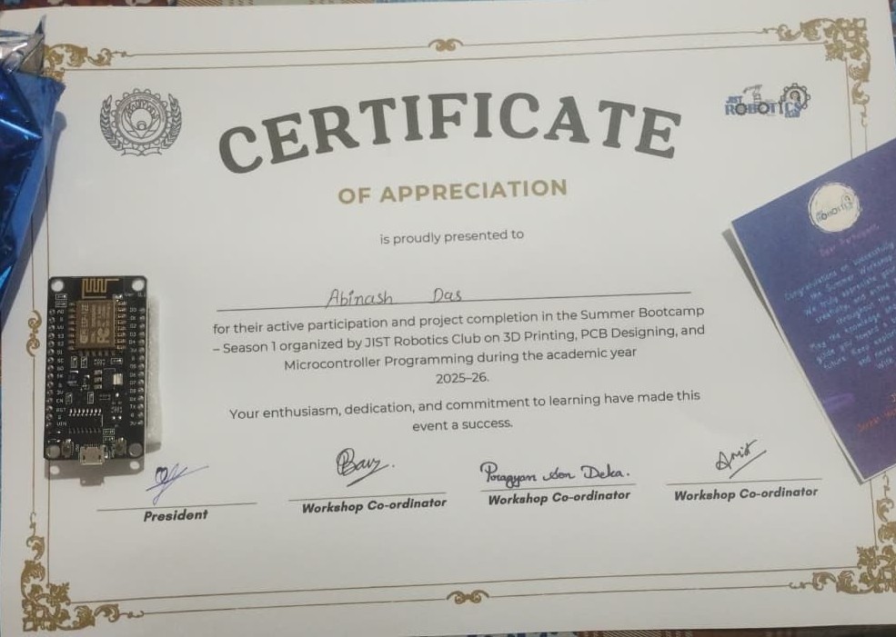 Certificate 3