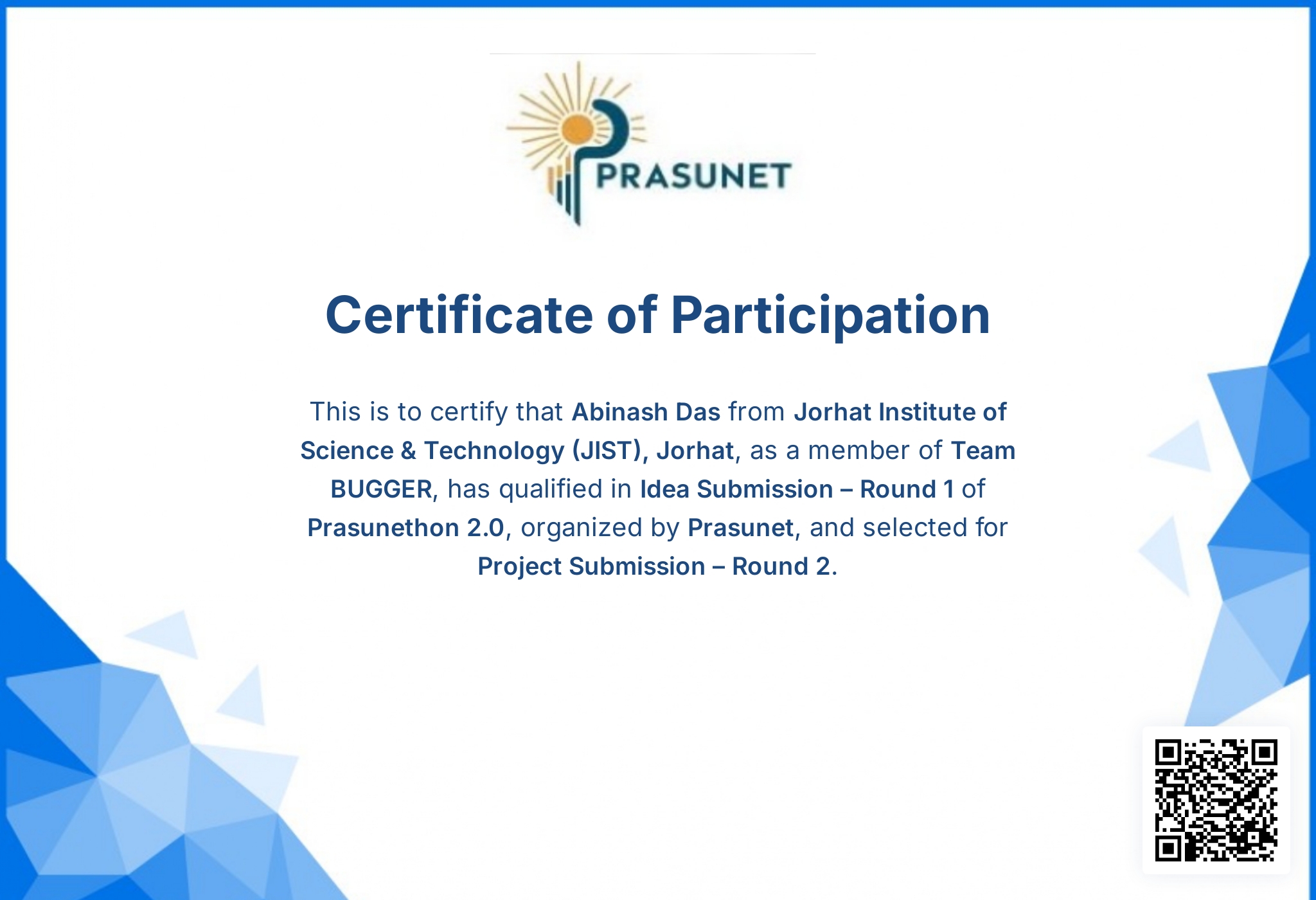 Certificate 3